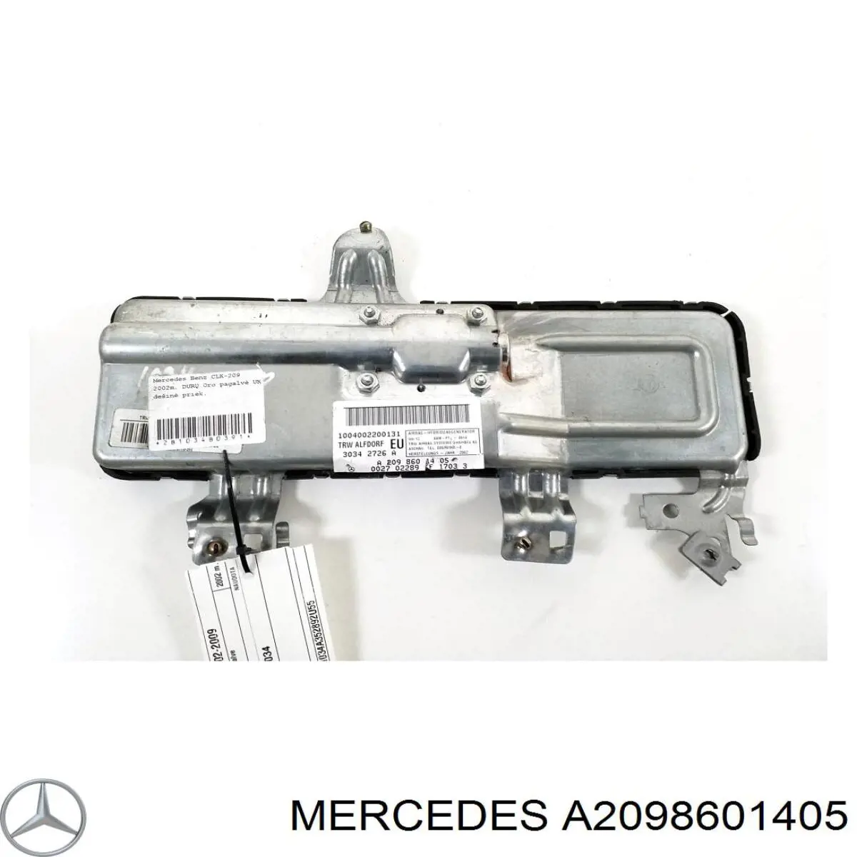 A2098601405 Mercedes Подушка безпеки, передній, правих дверей Айрбег