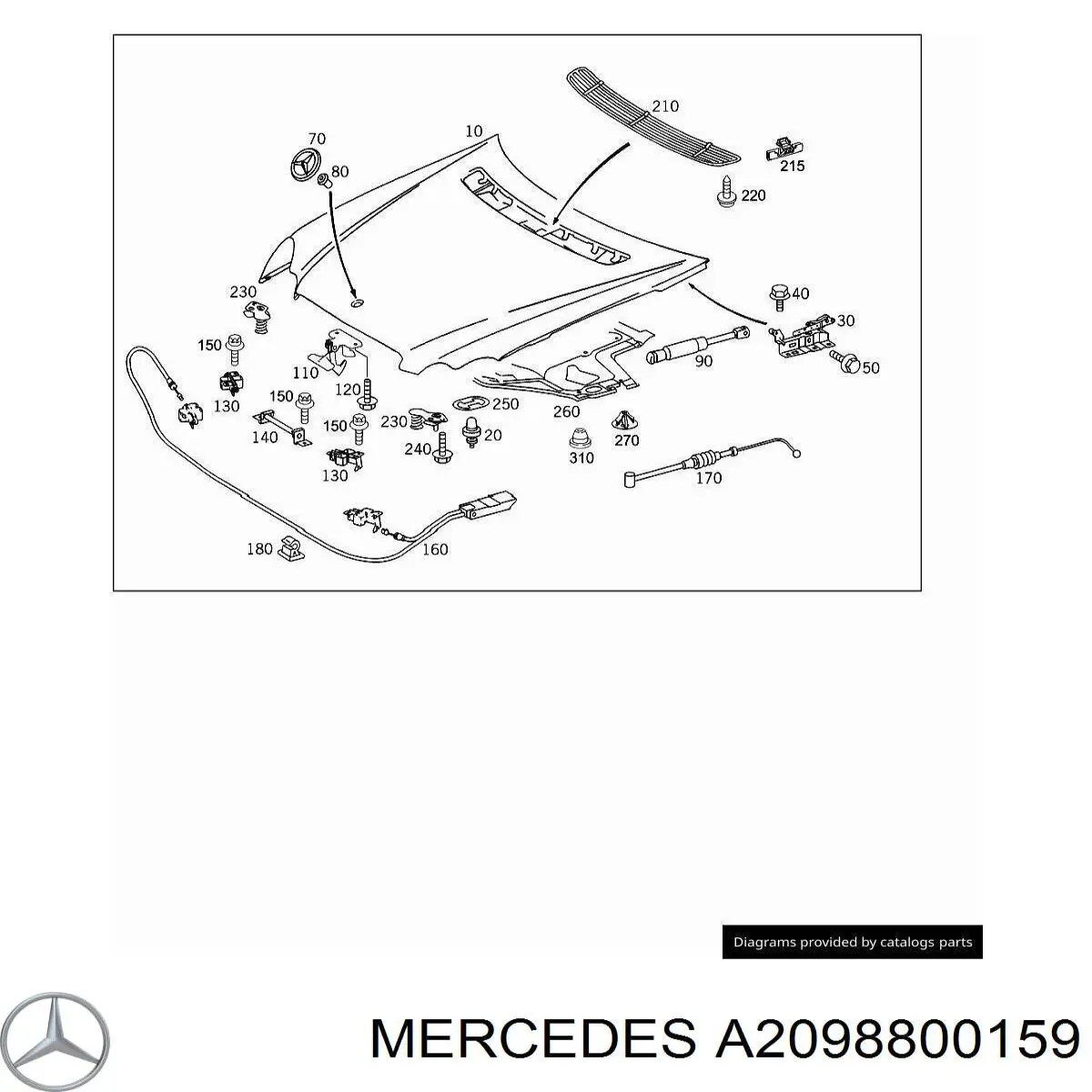 A2098800159 Mercedes 