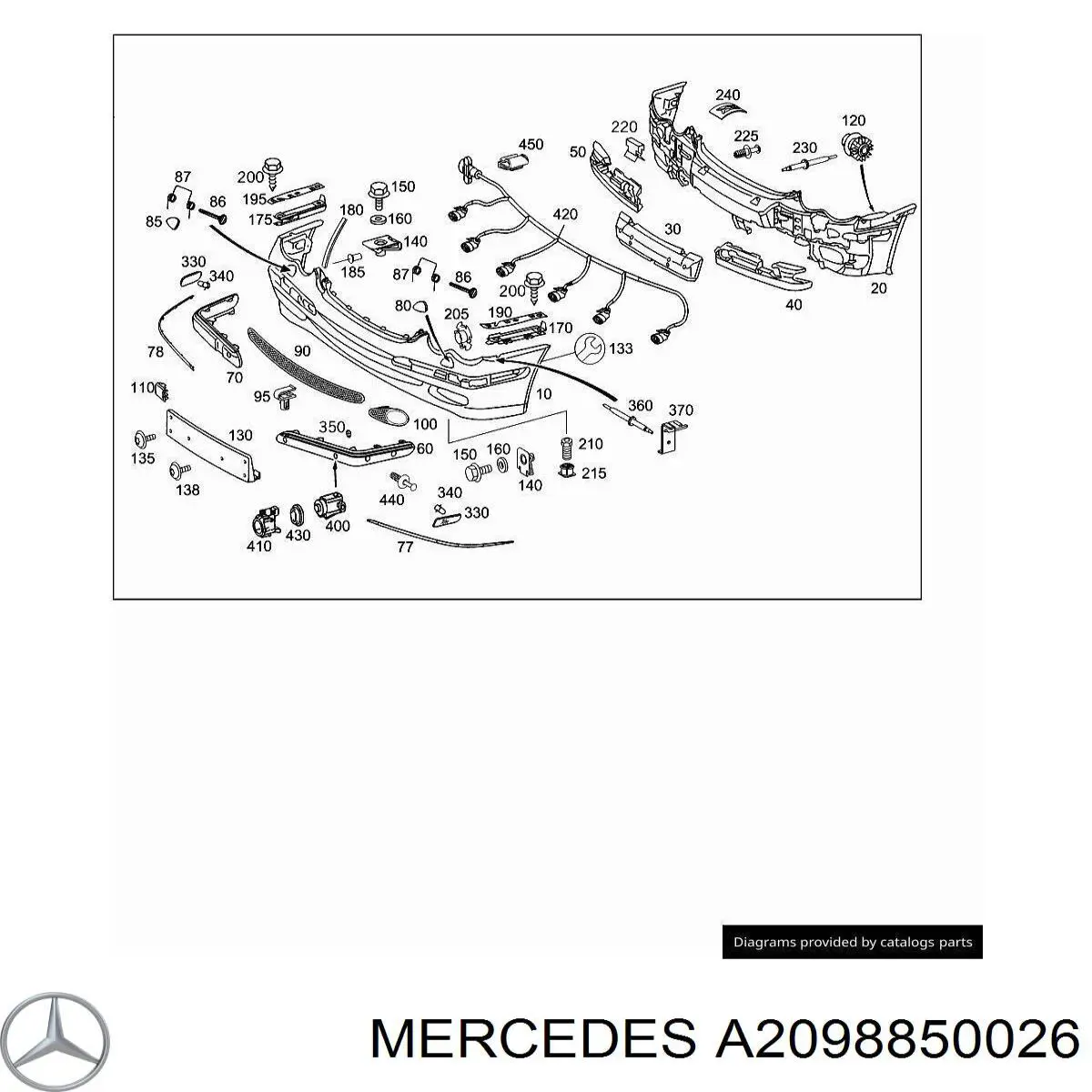  A2098850026 Mercedes