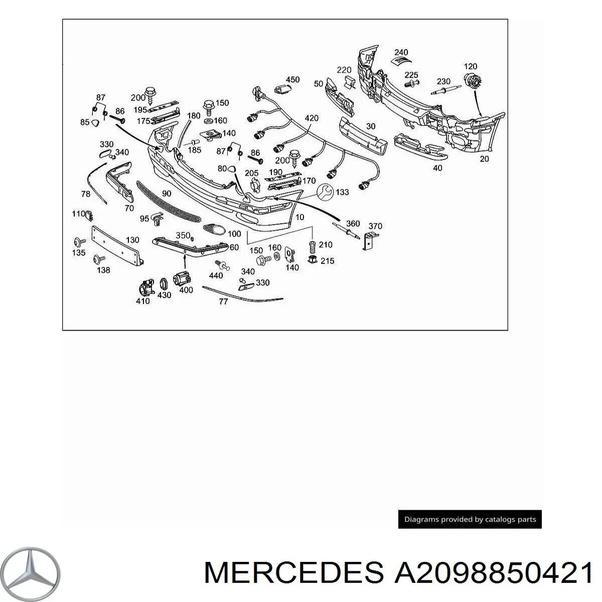  A2098850421 Mercedes