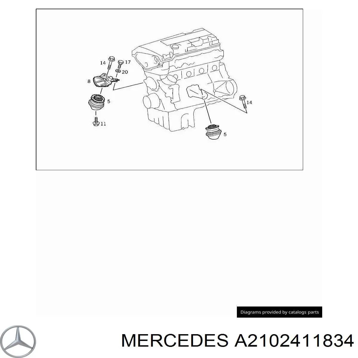 A2102411834 Mercedes 