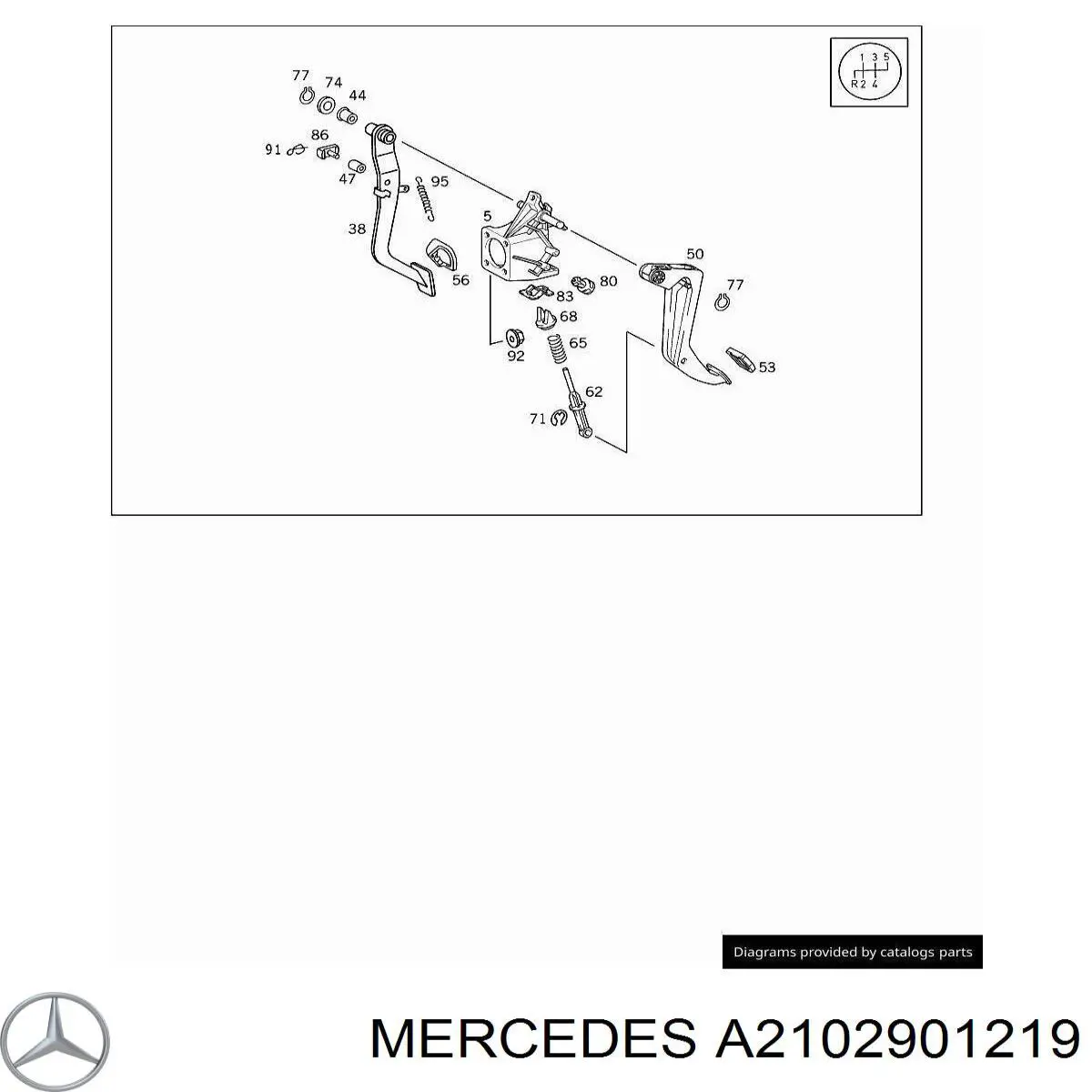 A2102901219 Mercedes 