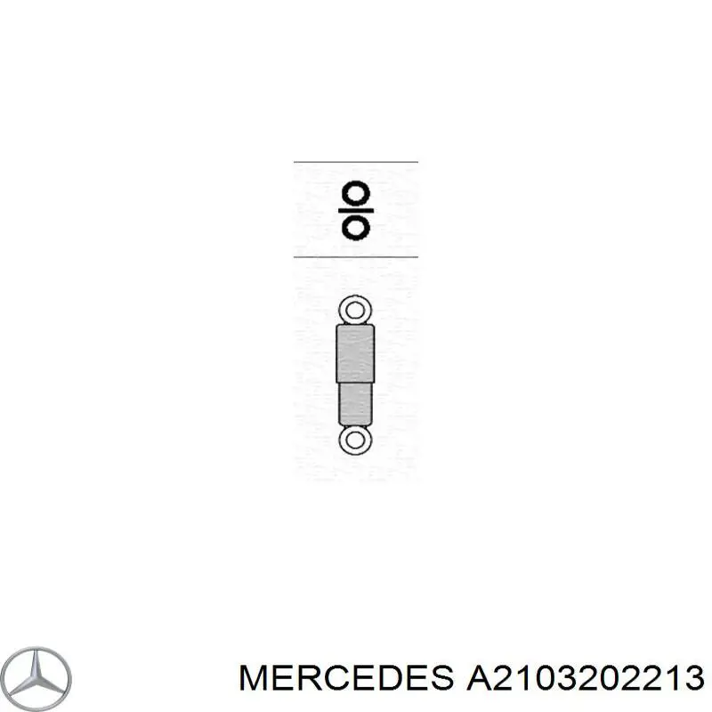 A2103202213 Mercedes Амортизатори задні