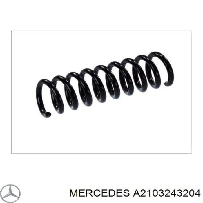 Пружина задня Mercedes A2103243204 ціна, від 26.60 USD