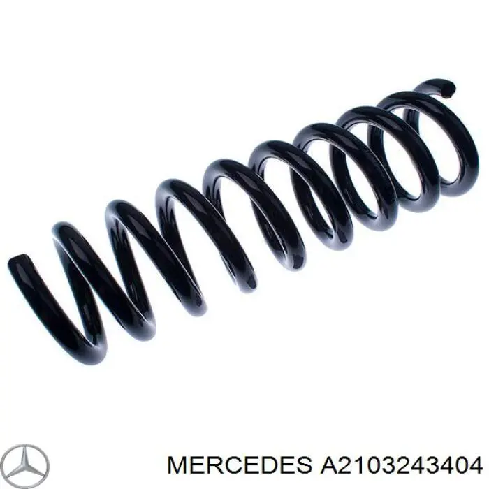 A2103243404 Mercedes пружина задня