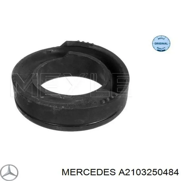 A2103250484 Mercedes проставка (гумове кільце пружини задньої, верхня)