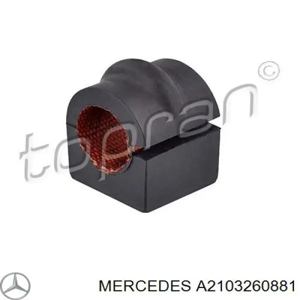 A2103260881 Mercedes втулка стабілізатора заднього