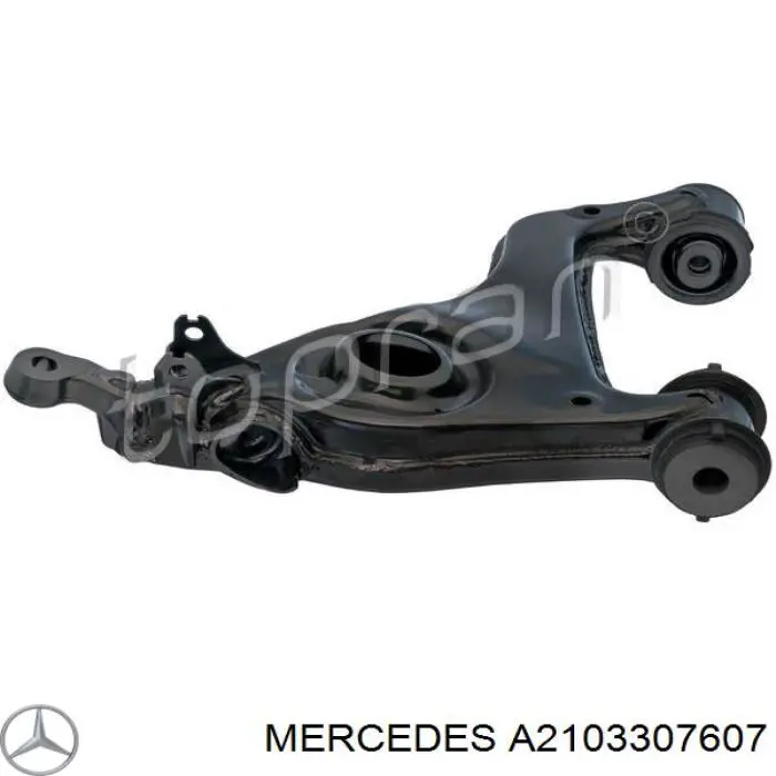 Купити A2103307607 Mercedes Лівий важіль передній нижній підвіски