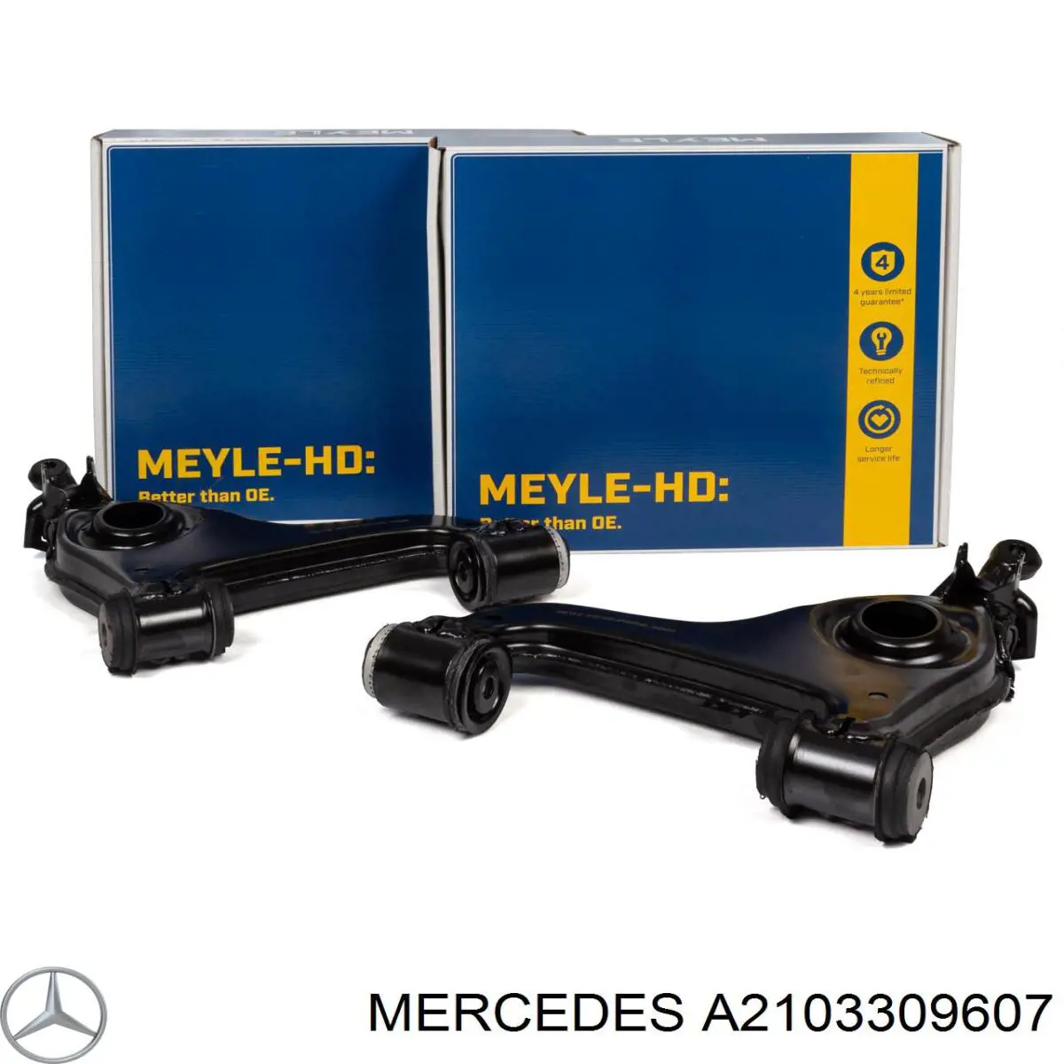 Важіль передньої підвіски нижній, правий Mercedes A2103309607 ціна, від 92.03 USD