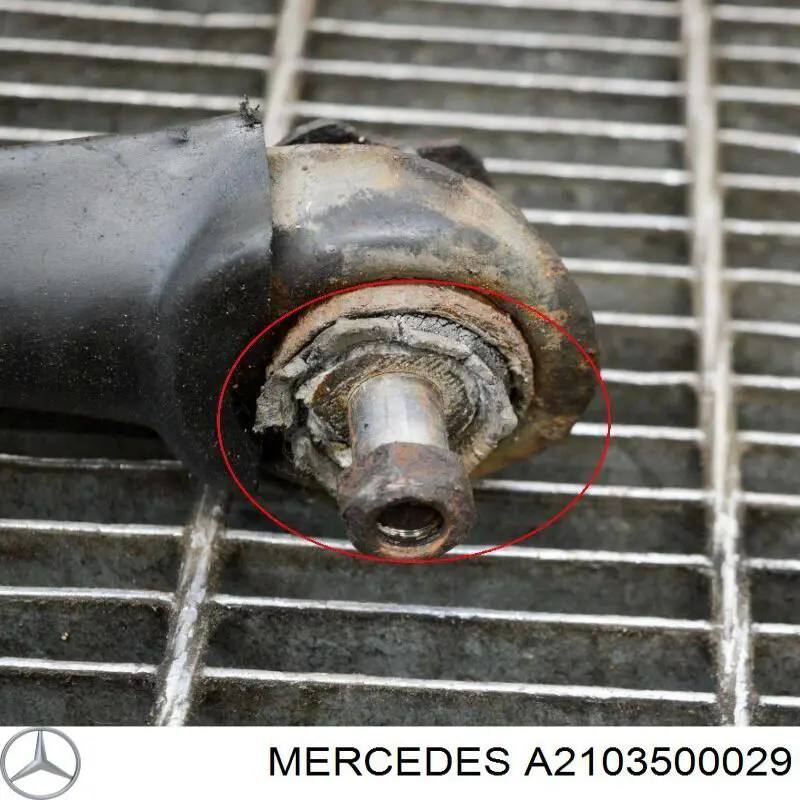 A2103500029 Mercedes Важіль/тяга задньої підвіски подовжній нижній, лівий/правий