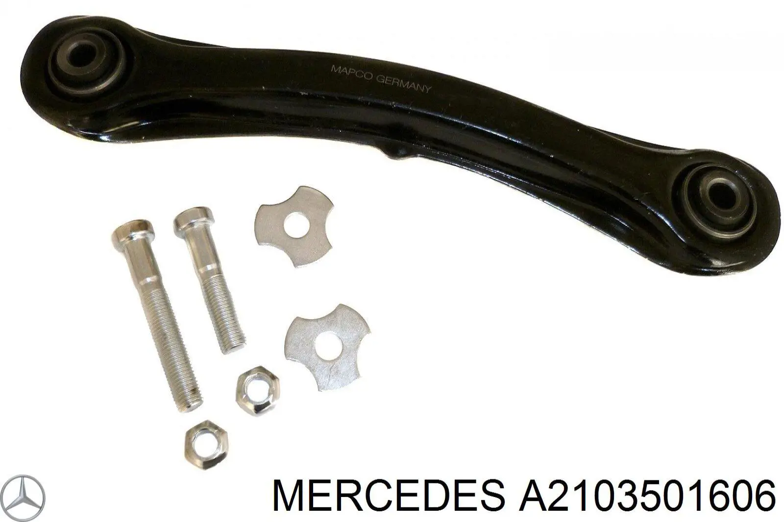 Купити A2103501606 Mercedes Важіль задньої підвіски верхній, лівий/правий