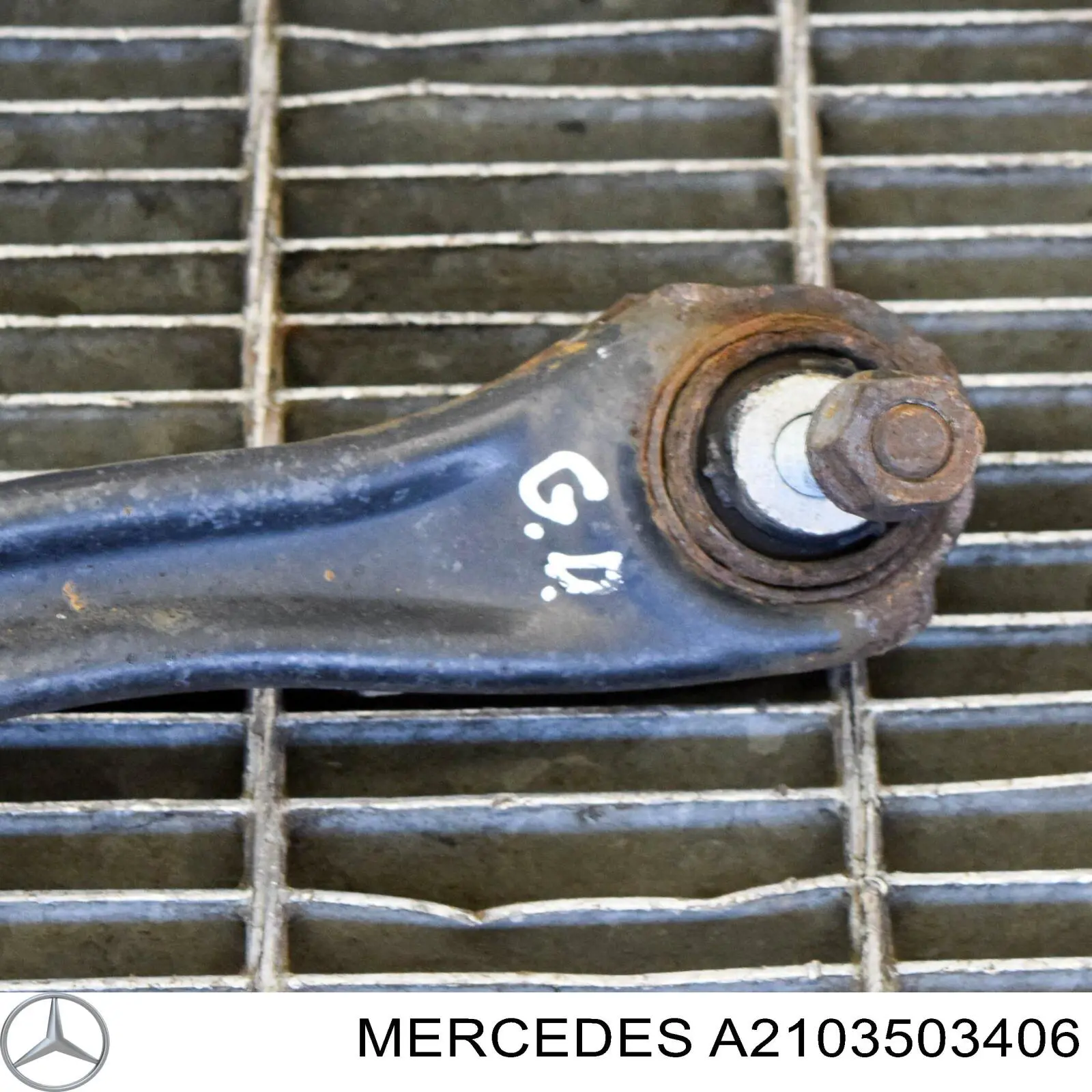 Купити A2103503406 Mercedes Важіль задньої підвіски верхній, лівий/правий