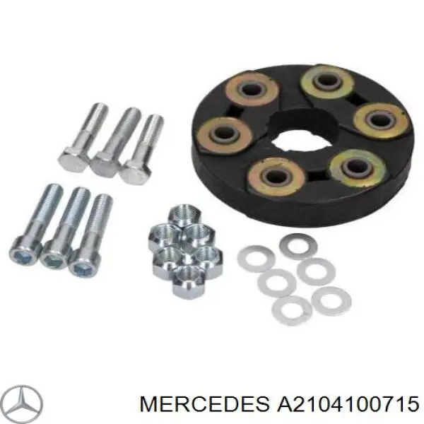 A2104100715 Mercedes муфта кардана еластична