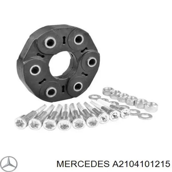 Купити A2104101215 Mercedes Гумова муфта кардана