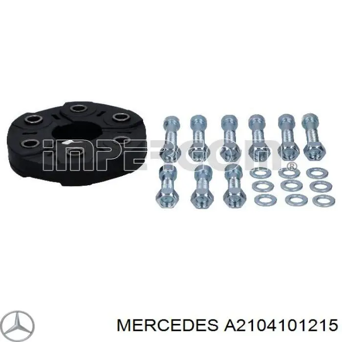 A2104101215 Mercedes муфта кардана еластична