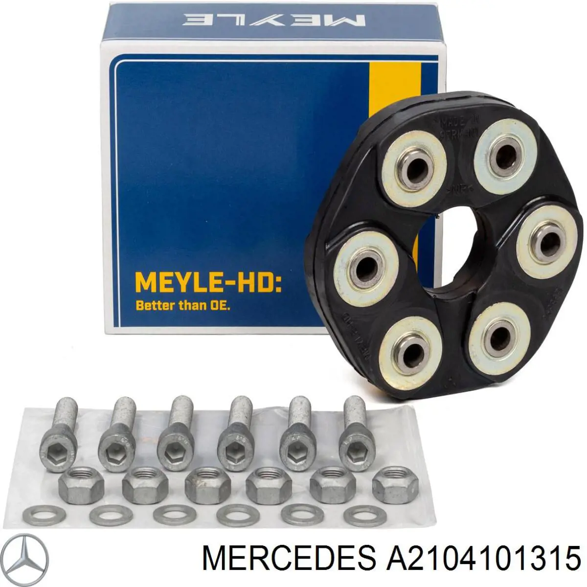 A2104101315 Mercedes муфта кардана еластична, передня