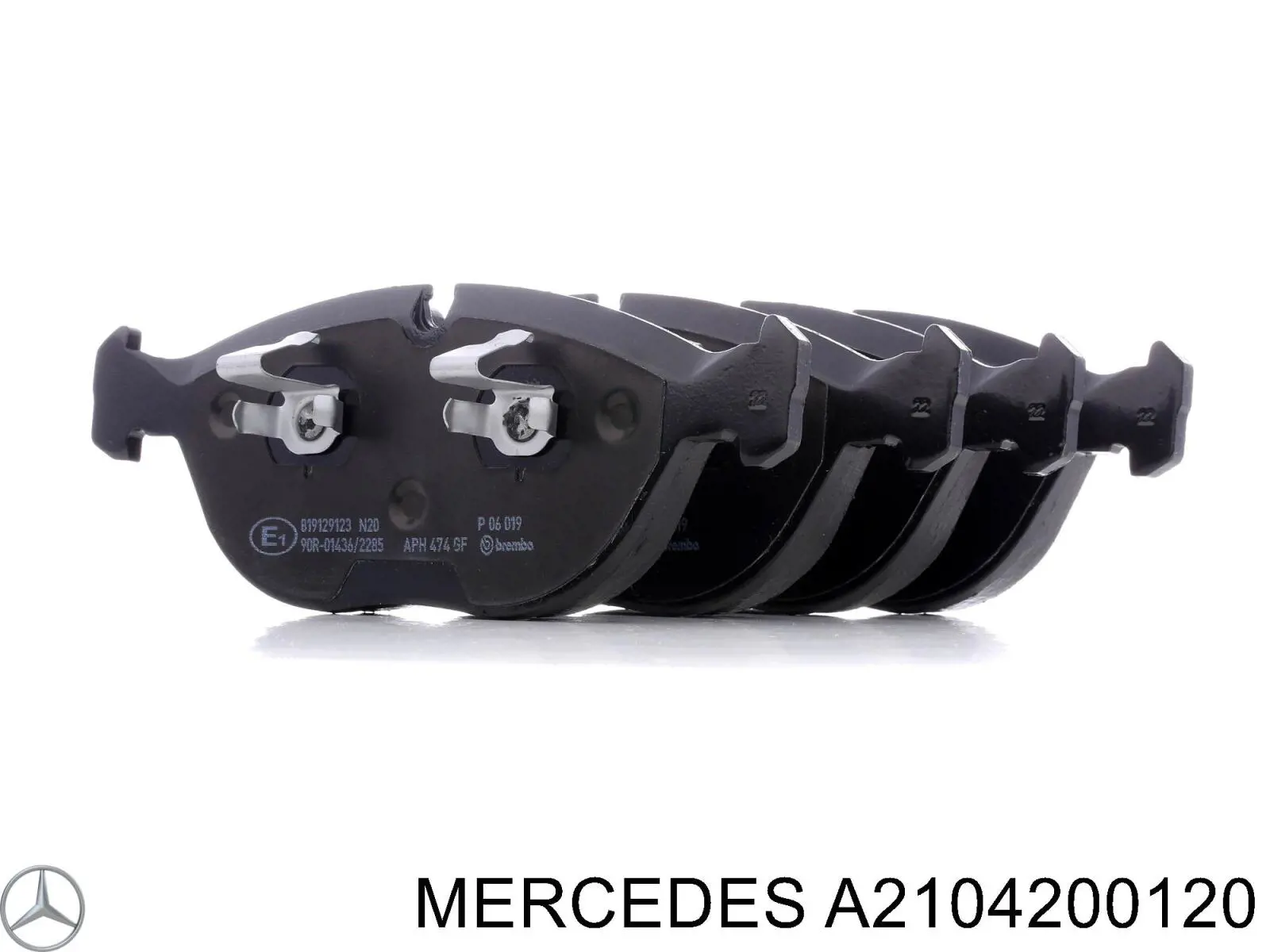 Тормозні колодки Mercedes A2104200120