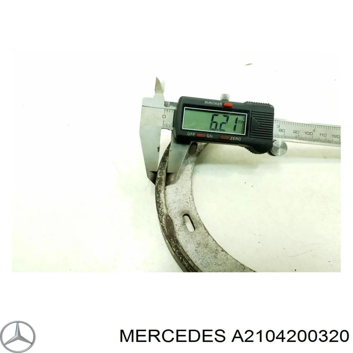 A2104200320 Mercedes колодки ручника/стоянкового гальма