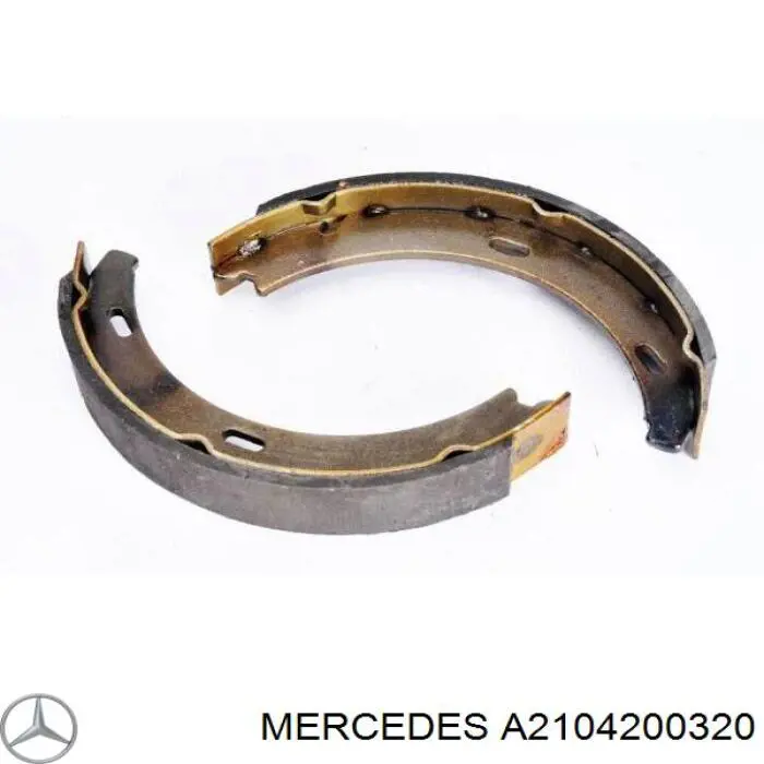 A2104200320 Mercedes Гальмівні колодки ручника