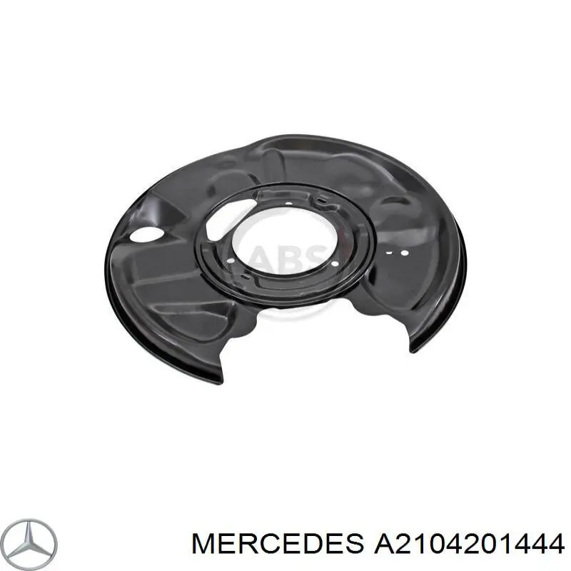Захист гальмівного диска заднього, лівого A2104201444 Mercedes