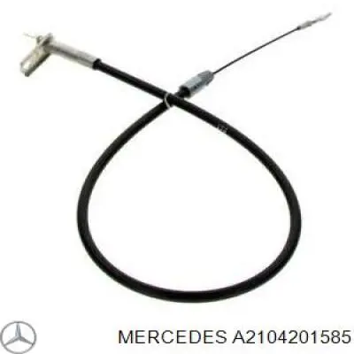 A2104201585 Mercedes Трос ручного гальма задній, правий