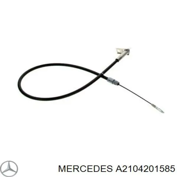 Купити A2104201585 Mercedes Трос ручного гальма задній, правий
