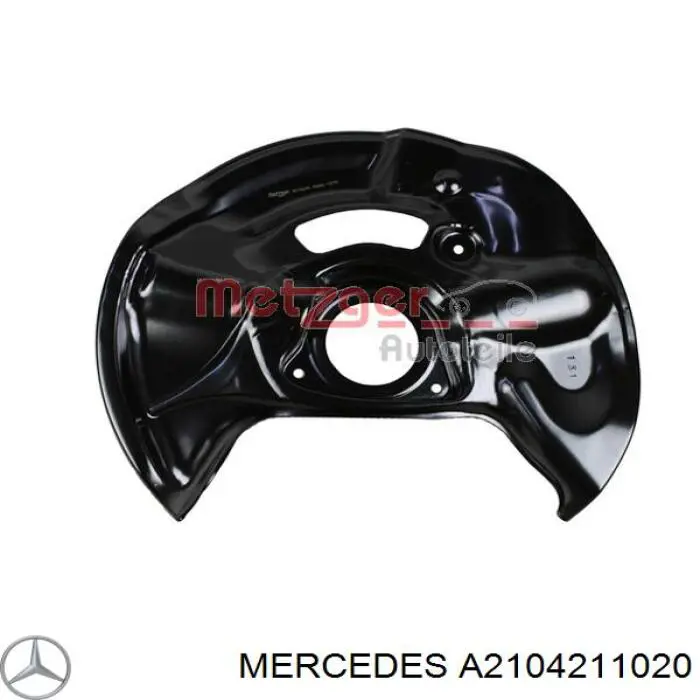 Захист гальмівного диска, переднього, лівого Mercedes A2104211020 ціна, від 19.97 USD