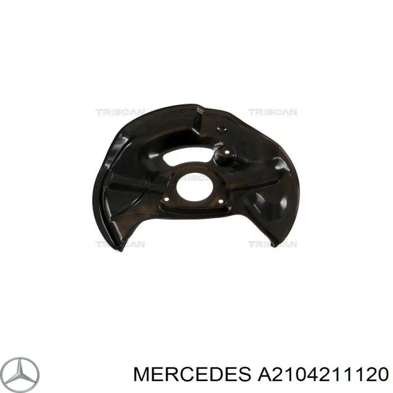 A2024211120 Mercedes Захист гальмівного диска, переднього, правого