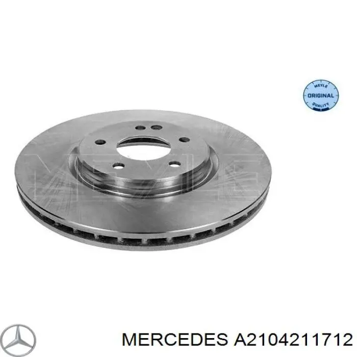 Купити A2104211712 Mercedes Ротор гальмівний