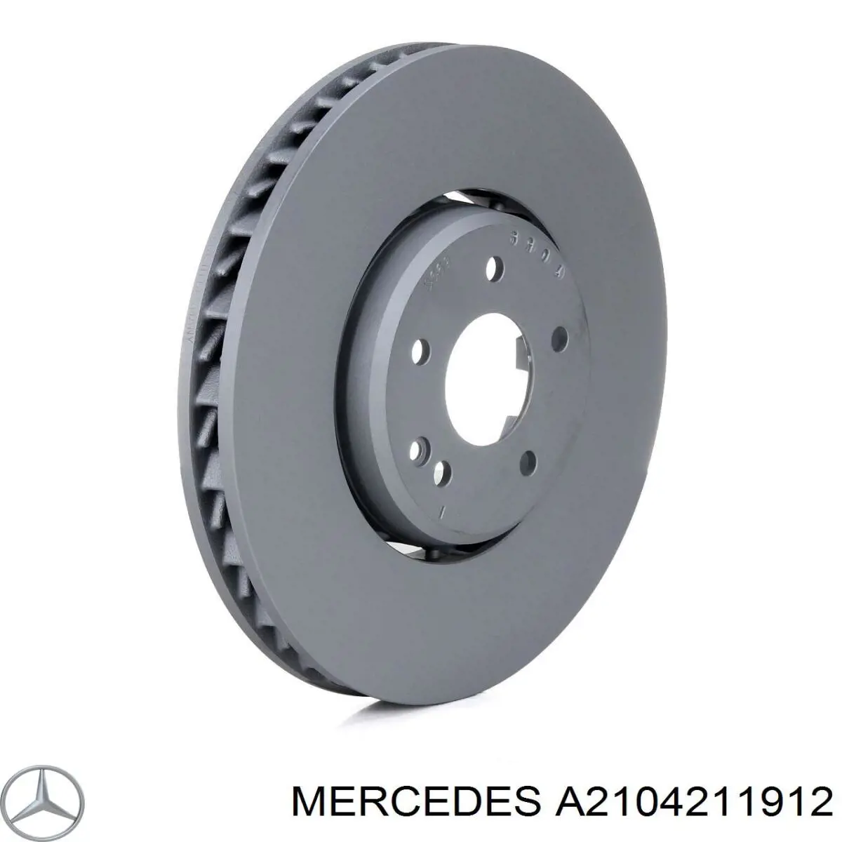 A2104211912 Mercedes диск гальмівний передній