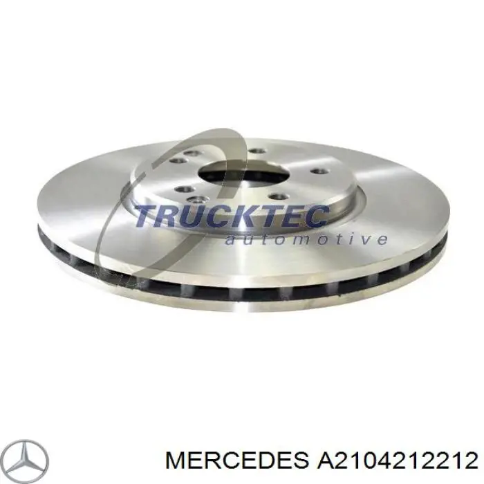 A2104212212 Mercedes диск гальмівний передній