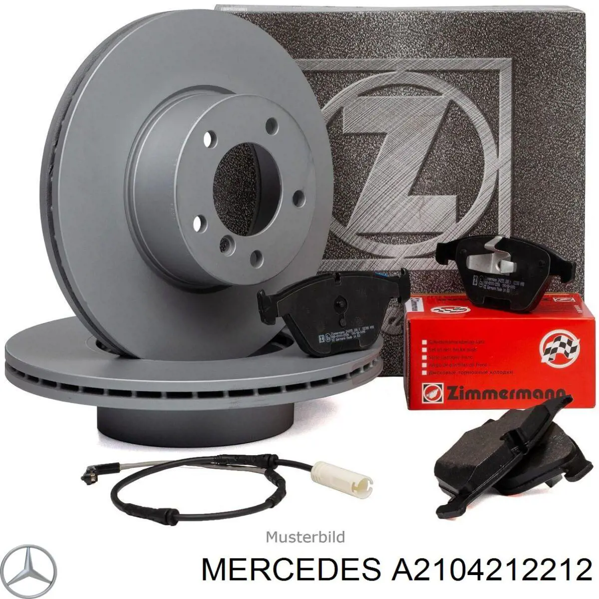 Купити A2104212212 Mercedes Ротор гальмівний