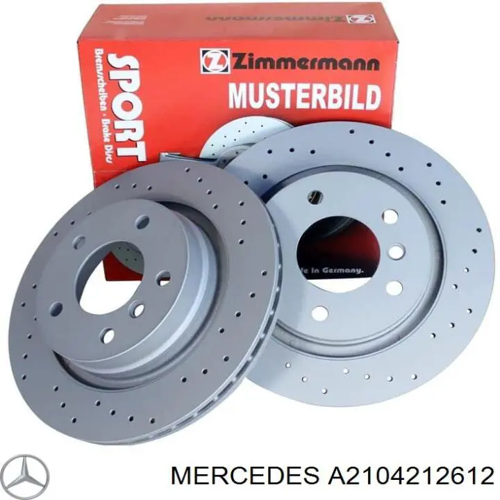 Купити A2104212612 Mercedes Ротор гальмівний