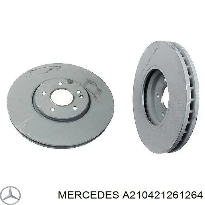 A210421261264 Mercedes диск гальмівний передній