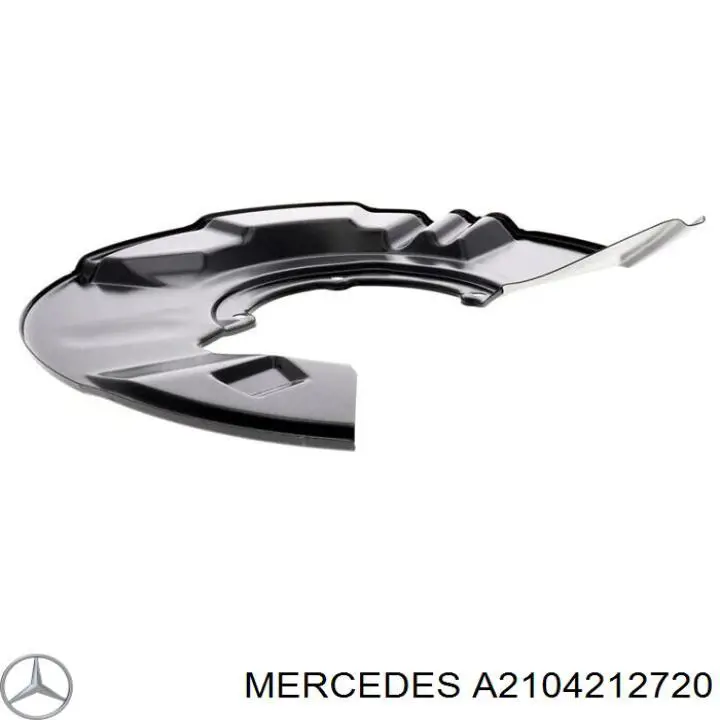 Захист гальмівного диска, переднього, лівого Mercedes A2104212720 ціна, від 20.97 USD