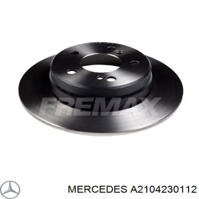 Купити A2104230112 Mercedes Диск заднього гальма
