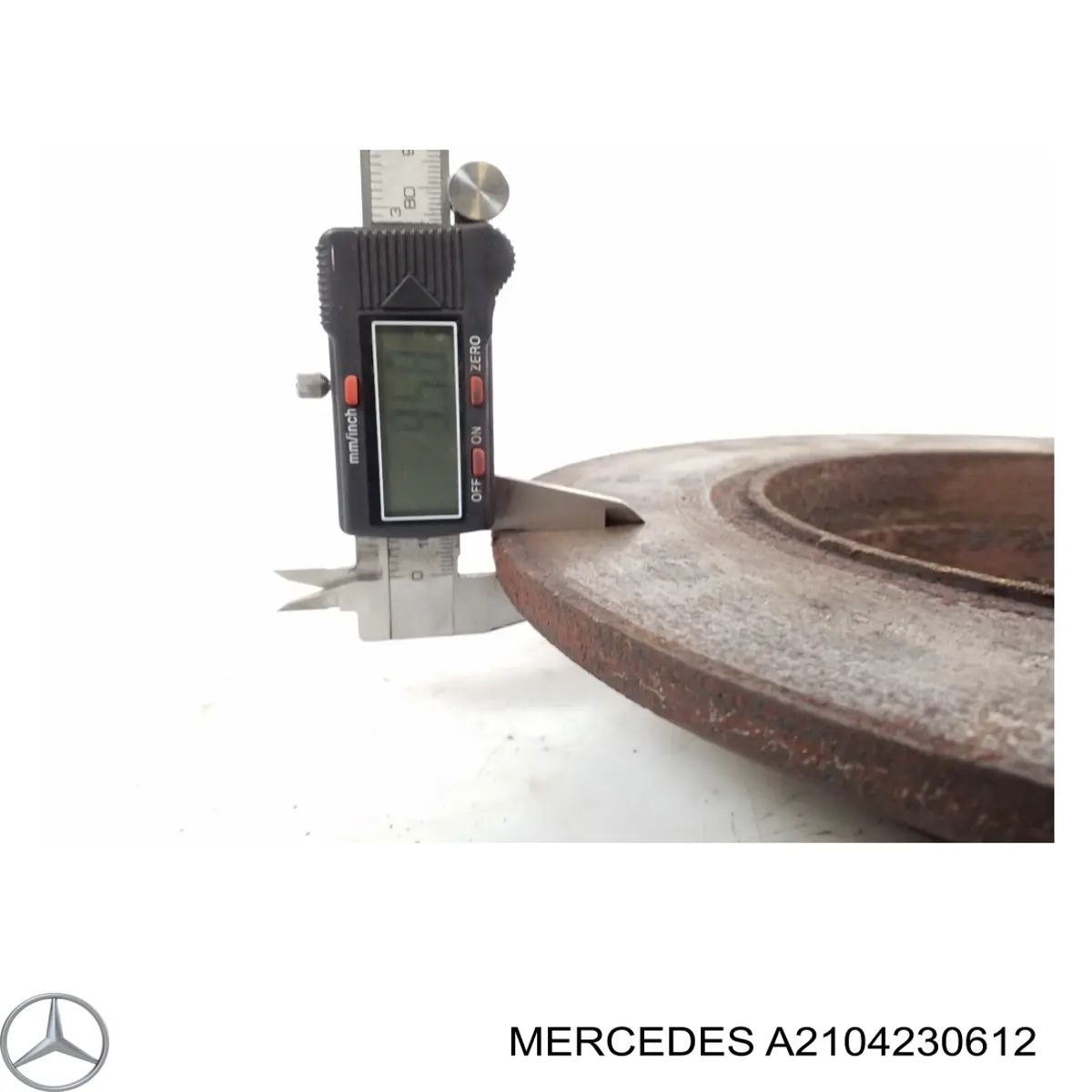 Диск гальмівний задній Mercedes A2104230612