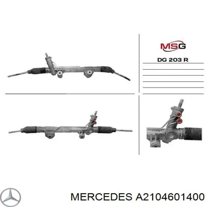 Управління рульове в зборі Mercedes A2104601400 ціна, від 220.20 USD