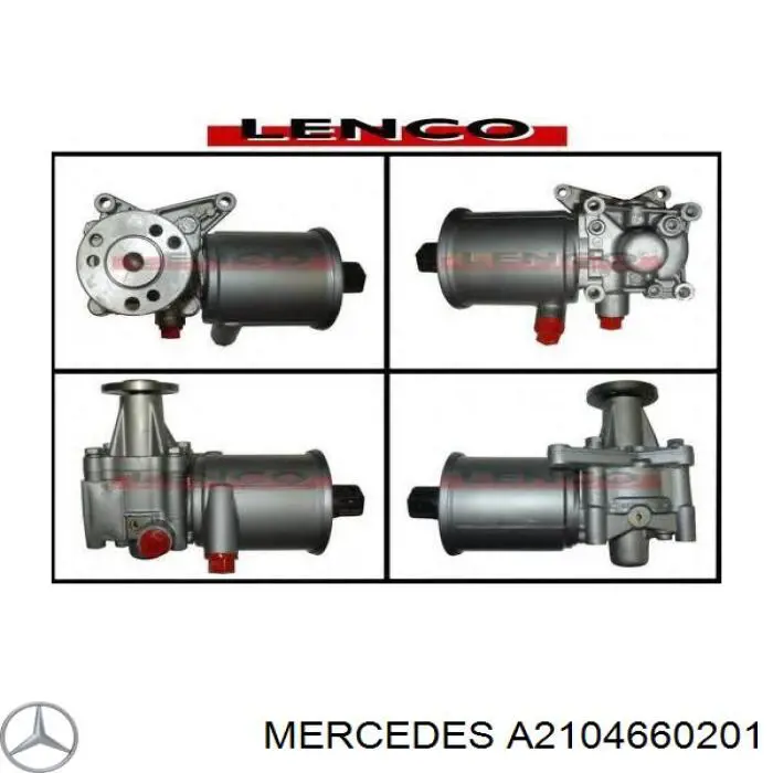 A2104660301 Mercedes насос гідропідсилювача керма (гпк)