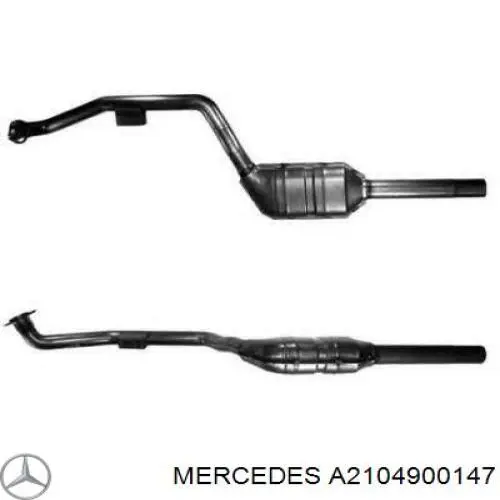 A2104900147 Mercedes конвертор-каталізатор (каталітичний нейтралізатор)
