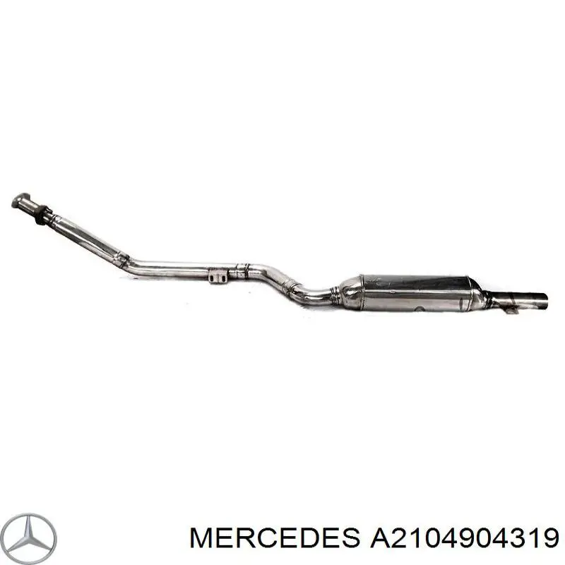 A2104904319 Mercedes Конвертор-каталізатор, правий
