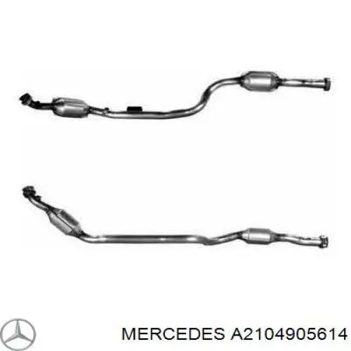 A2104905614 Mercedes Каталітичний нейтралізатор відпрацьованих газів