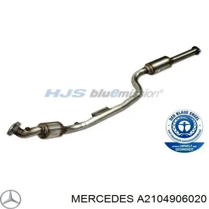Глушник, передня частина Mercedes A2104906020 ціна, від 2241.76 USD