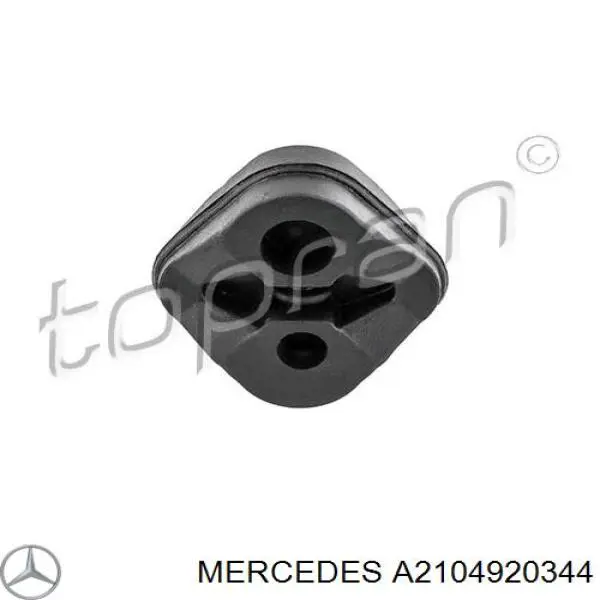 Купити A2104920344 Mercedes Подушка глушника