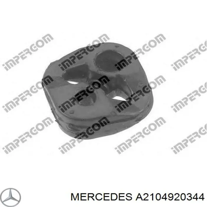 A2104920344 Mercedes подушка кріплення глушника