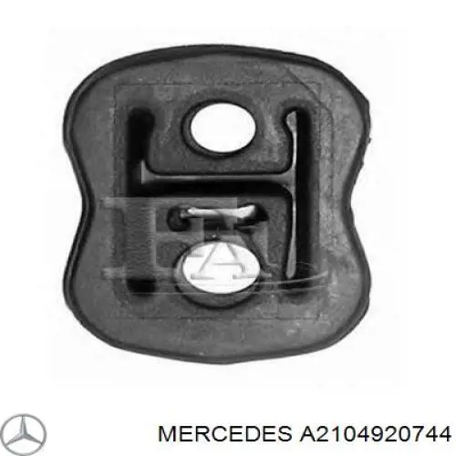 Подушка кріплення глушника Mercedes A2104920744 ціна, від 1.91 USD