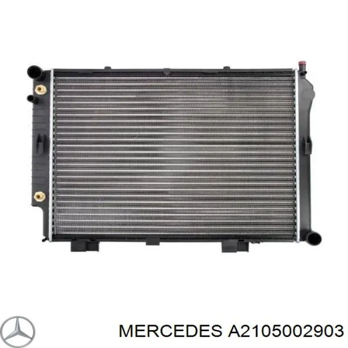 Радіатор основний Mercedes A2105002903 ціна, від 115.31 USD