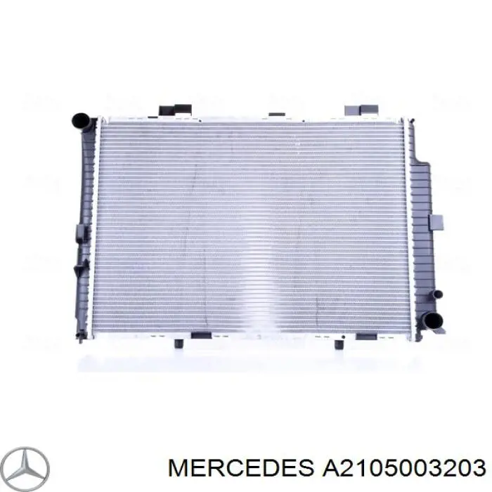 A2105003203 Mercedes радіатор охолодження двигуна