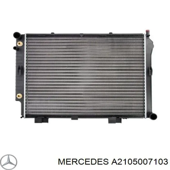 A2105007103 Mercedes радіатор охолодження двигуна
