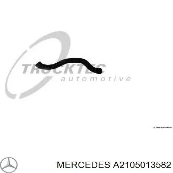 Купити A2105013582 Mercedes Шланг/патрубок радіатора охолодження, нижній